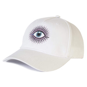 Eye baseball cap 👁️  White
