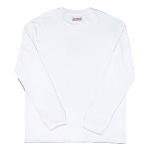 Radiating Eye long sleeve t-shirt 👁 White