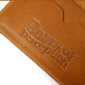 EYE leather card holder 👁 Tan