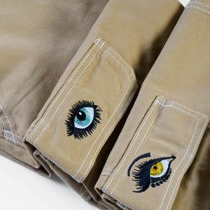 ALL OVER EYES cargo pants 👁 Beige