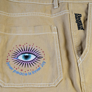 ALL OVER EYES cargo pants 👁 Beige