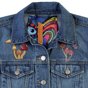 MUSHROOM woman's jean jacket 🍄 Denim