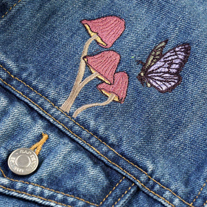 MUSHROOM woman's jean jacket 🍄 Denim