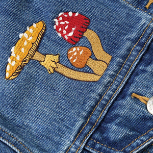 MUSHROOM woman's jean jacket 🍄 Denim