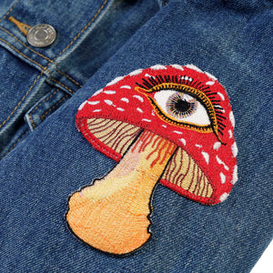 MUSHROOM woman's jean jacket 🍄 Denim