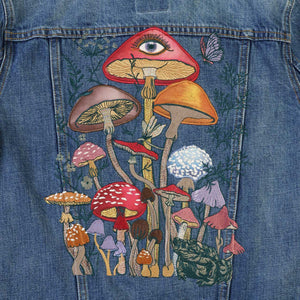 MUSHROOM woman's jean jacket 🍄 Denim