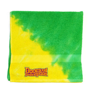 LOGO Tie Dye beach towel 🚪 Citrus Swirl