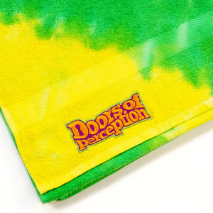 LOGO Tie Dye beach towel 🚪 Citrus Swirl