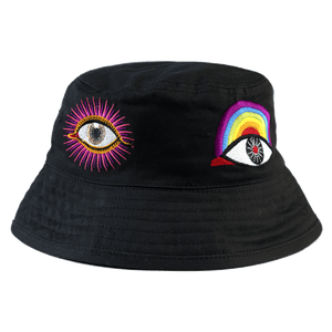 Eye bucket hat 👁️ Black